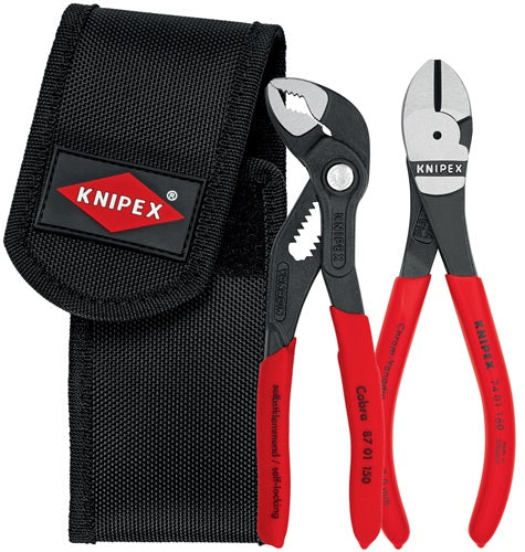 Knipex tangenset 00 20 72 v02 (rood zwart, 2-delig)