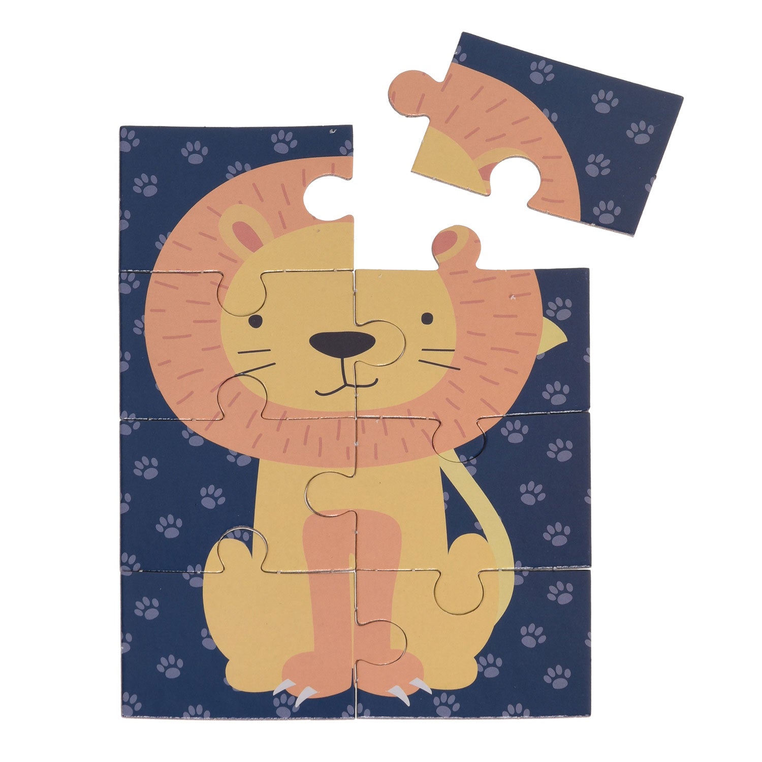 Mini puzzel dieren, 8st.