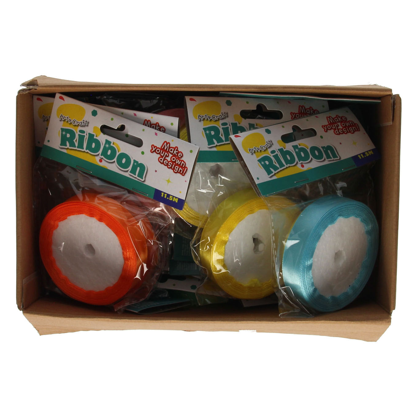 Gekleurd Knutsellint 11,5 mtr, 24st.