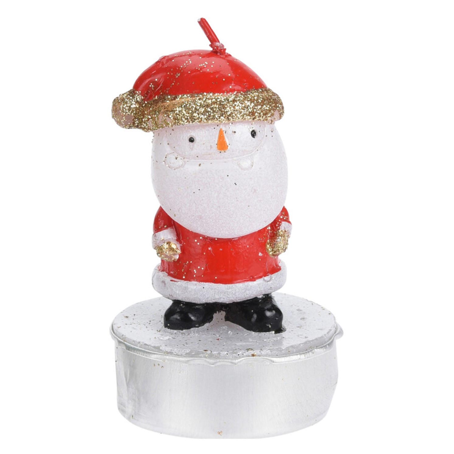 Theelicht Kerst met Figuur, 24e.