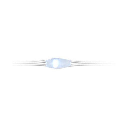 Led lichtsnoer zilverdraad, 195cm - gekleurd