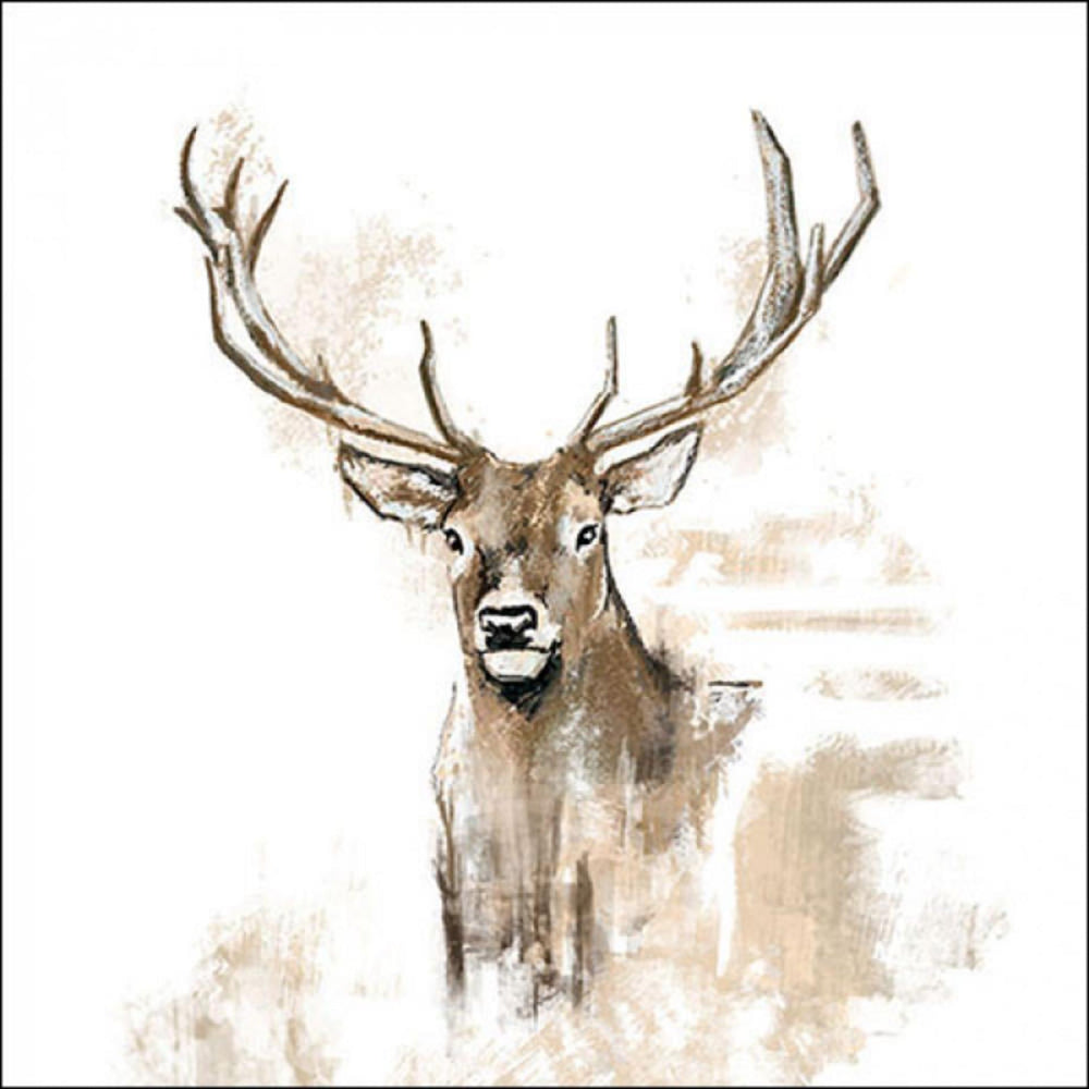Ambiente servetten 33cm antlers 3 -laags 100% fsc mix