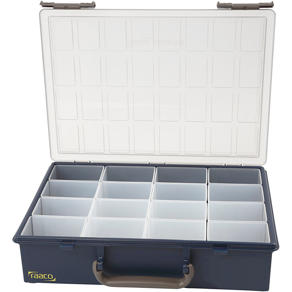 Https: www.cchobby.nl opslag-box-16-verplaatsbare-inzet-boxen-h-8-cm-afm-33-8x26-1-cm-gatgrootte-5-5x7-9x8-cm-1-set
