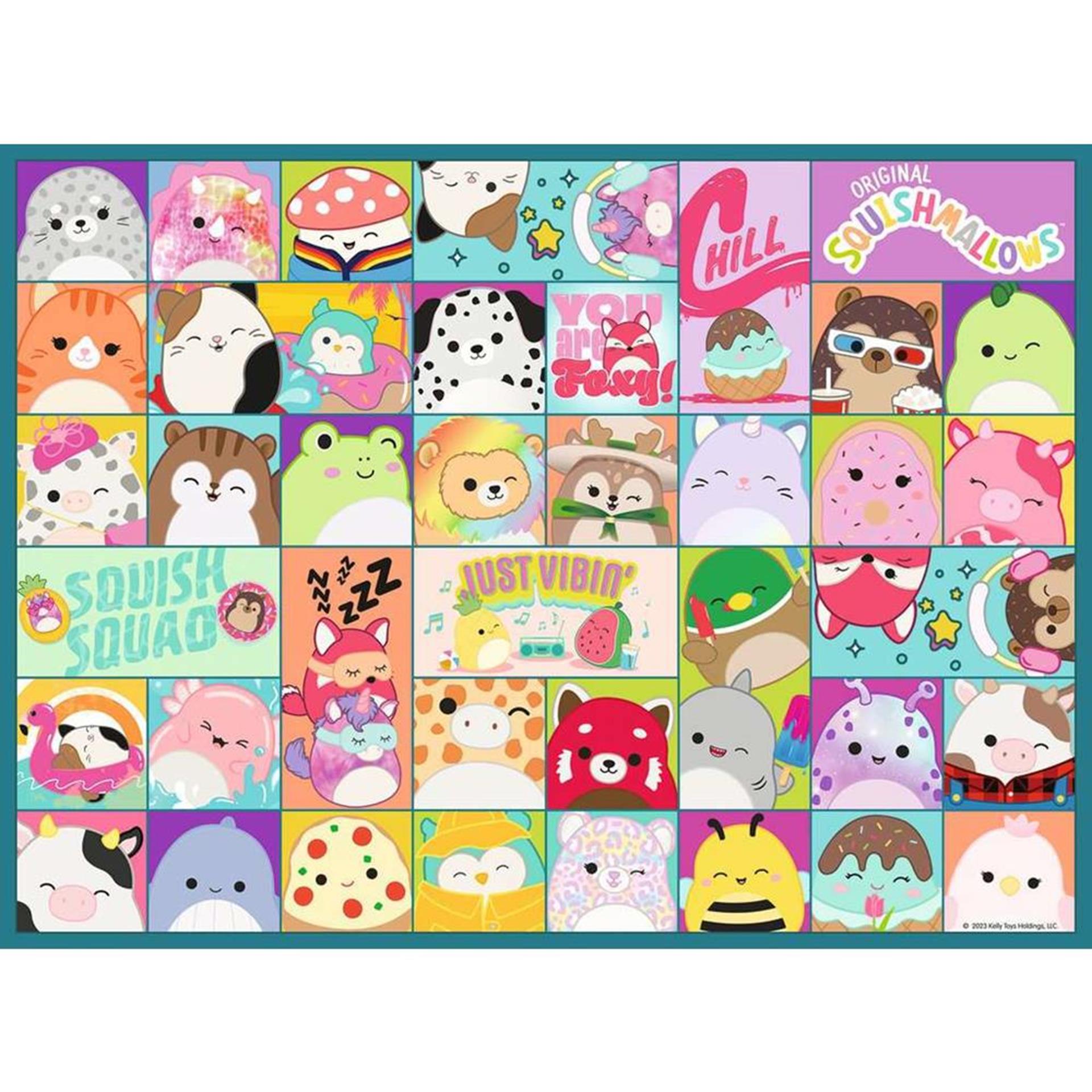 Ravensburger beenpuzzel xxl squishmallows, 100st.