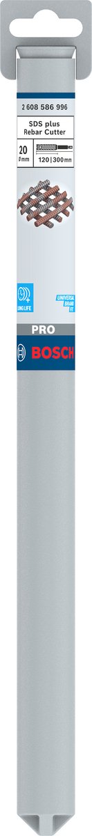 Bosch pro sds plus rebar cutter boor, 20 x 120 x 300 mm