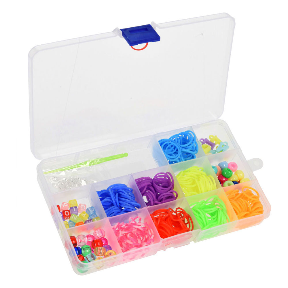Loom bandjes in opbergdoos, 441dlg.