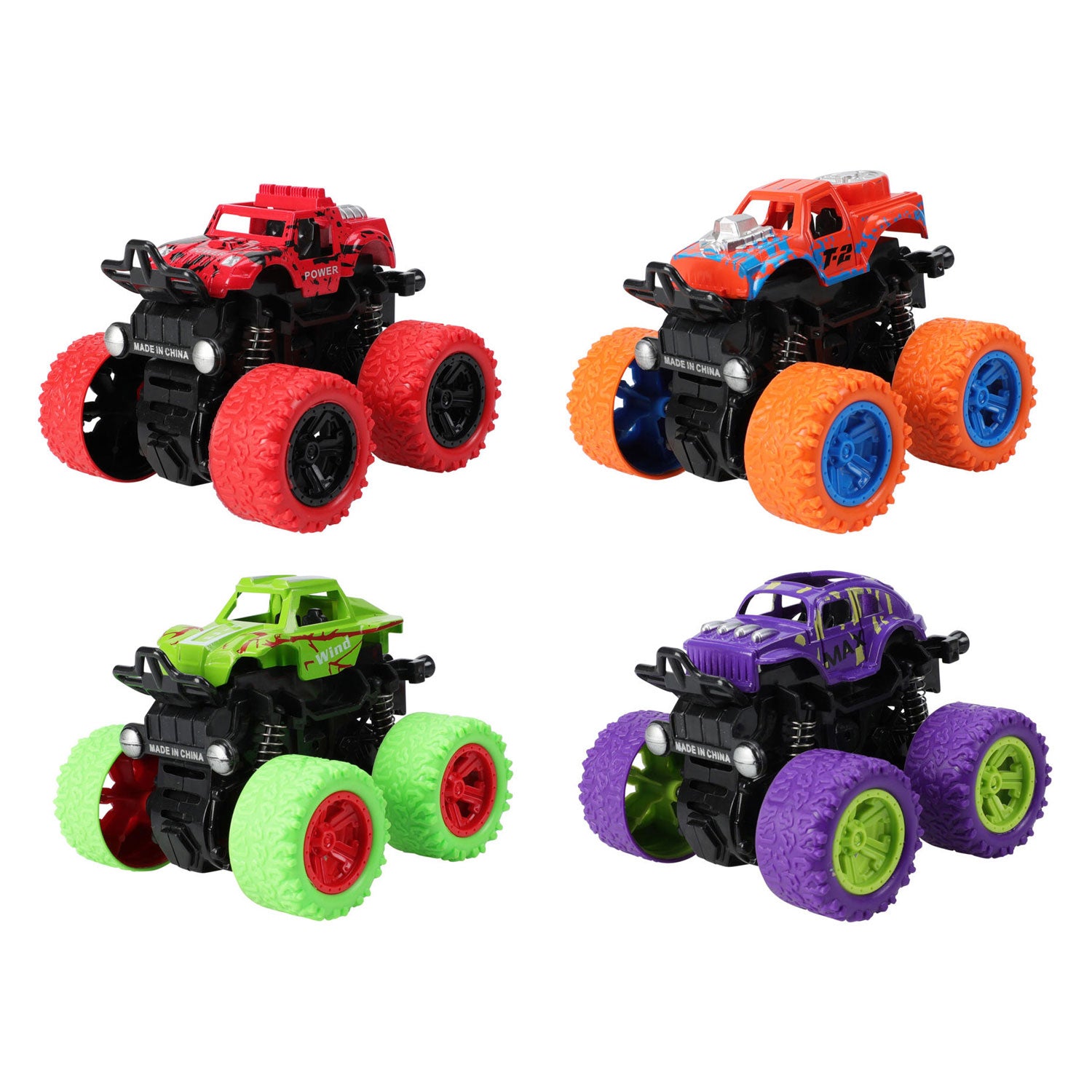 Frictie Monstertruckprint, 9cm