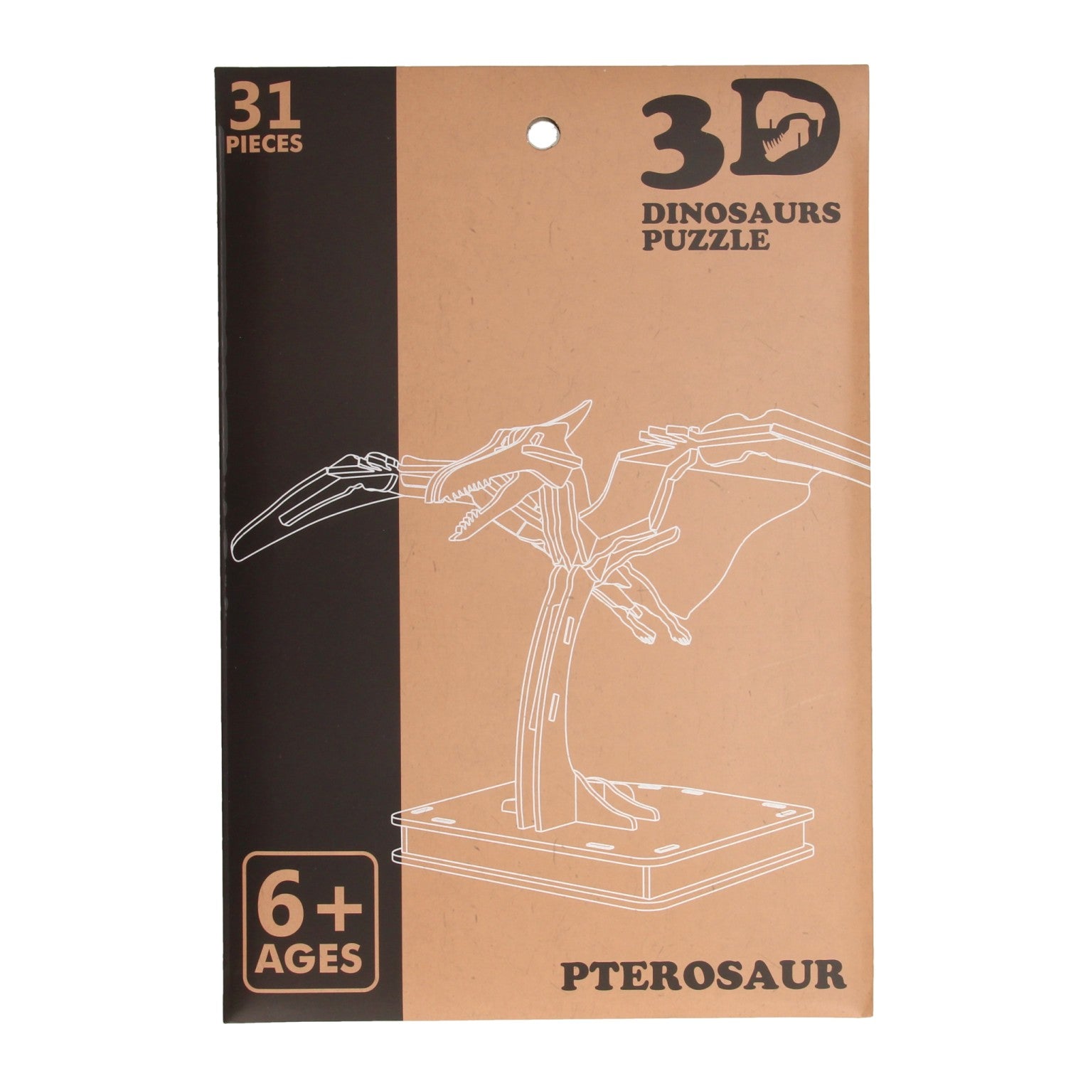 Koopman houten 3d puzzel dinosaurus