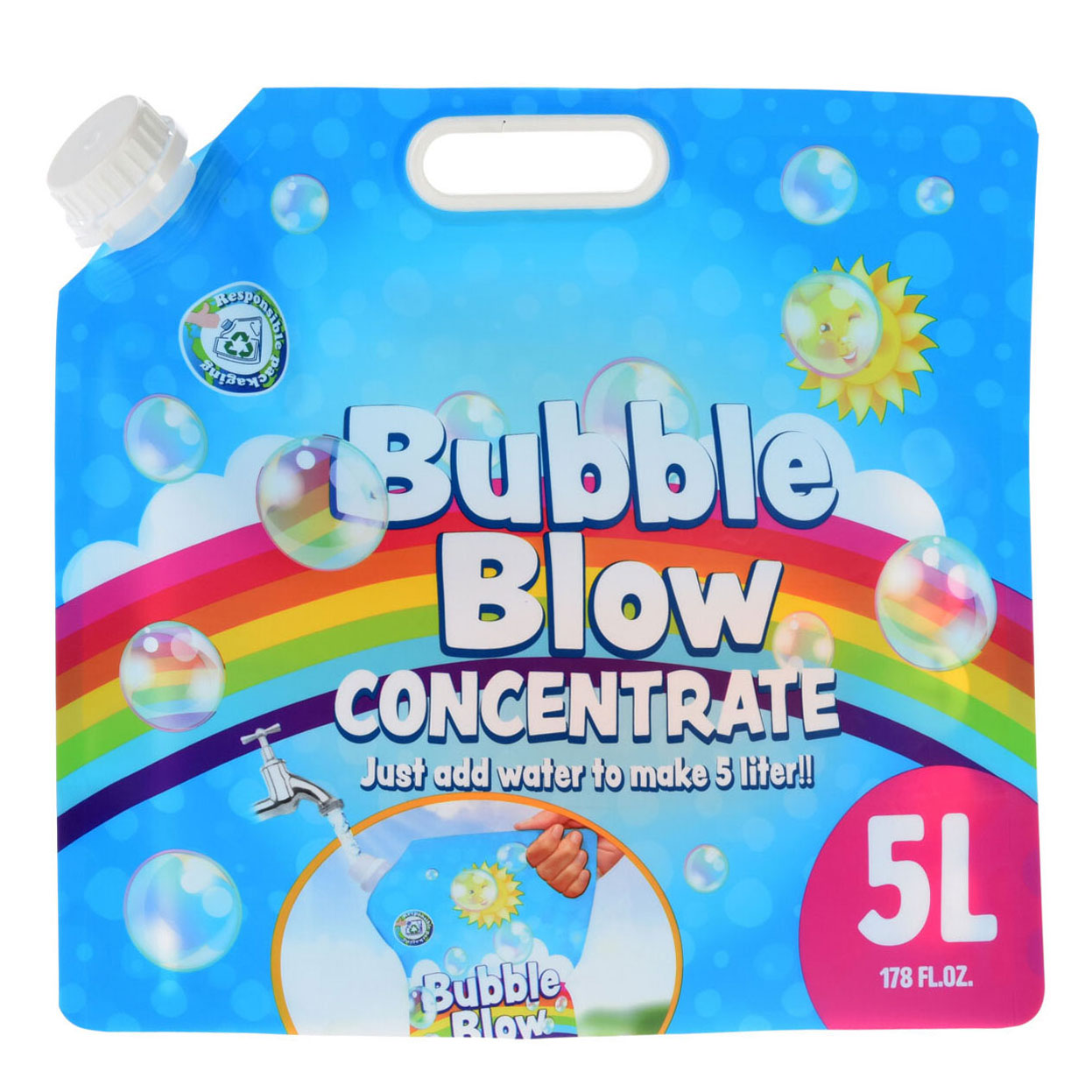 Bellenblaas overwegend mengen met water zak, 5 liter
