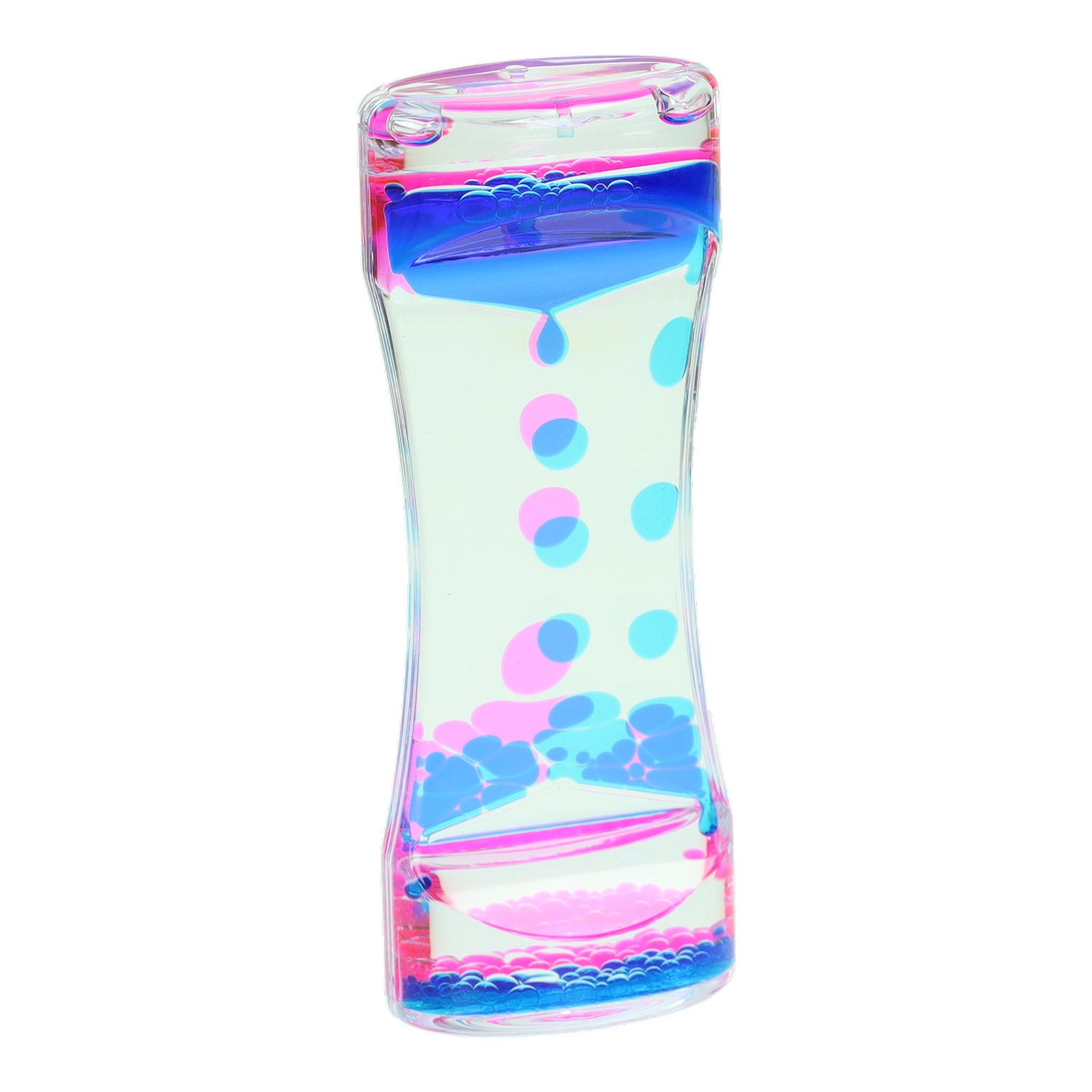 Lava bubbels zandloper, 14cm