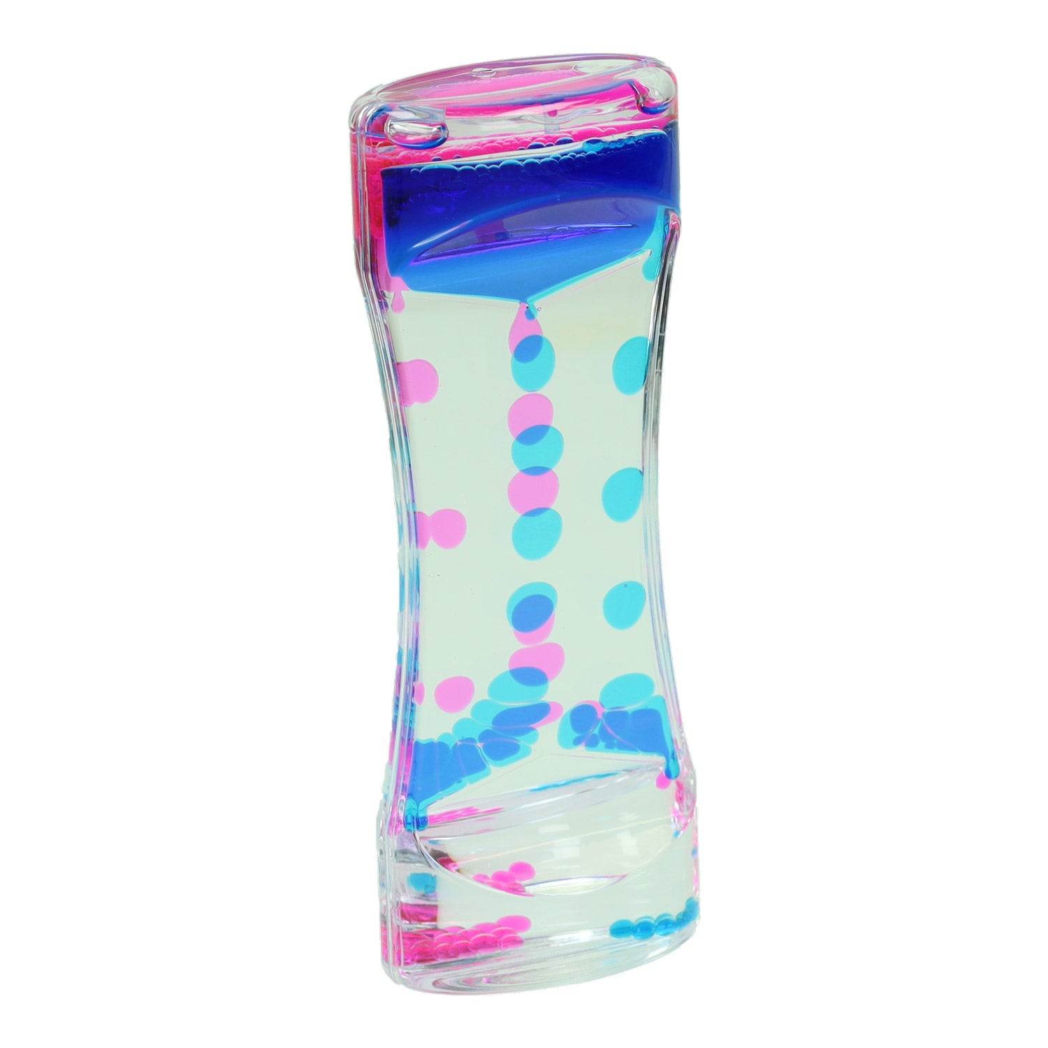 Lava bubbels zandloper, 14cm