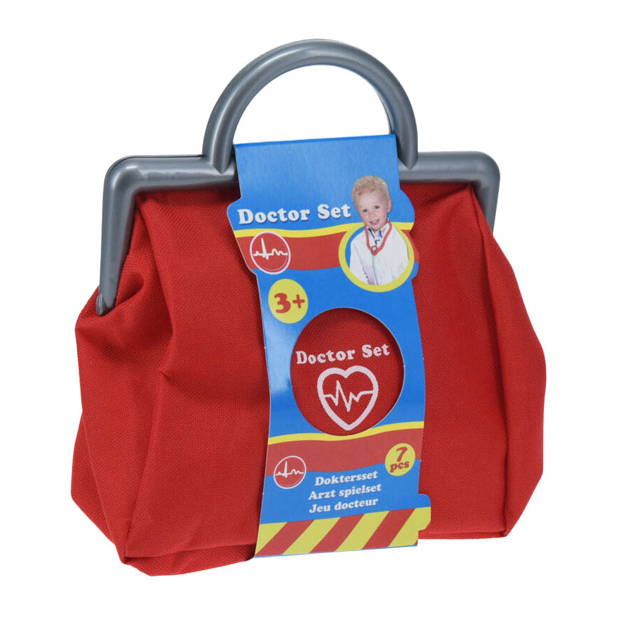 Dokter speelset met tas, 7dlg.