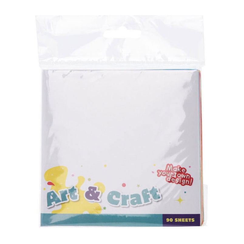 Papier gekleurd vierkant, 90 gesynchroniseerd