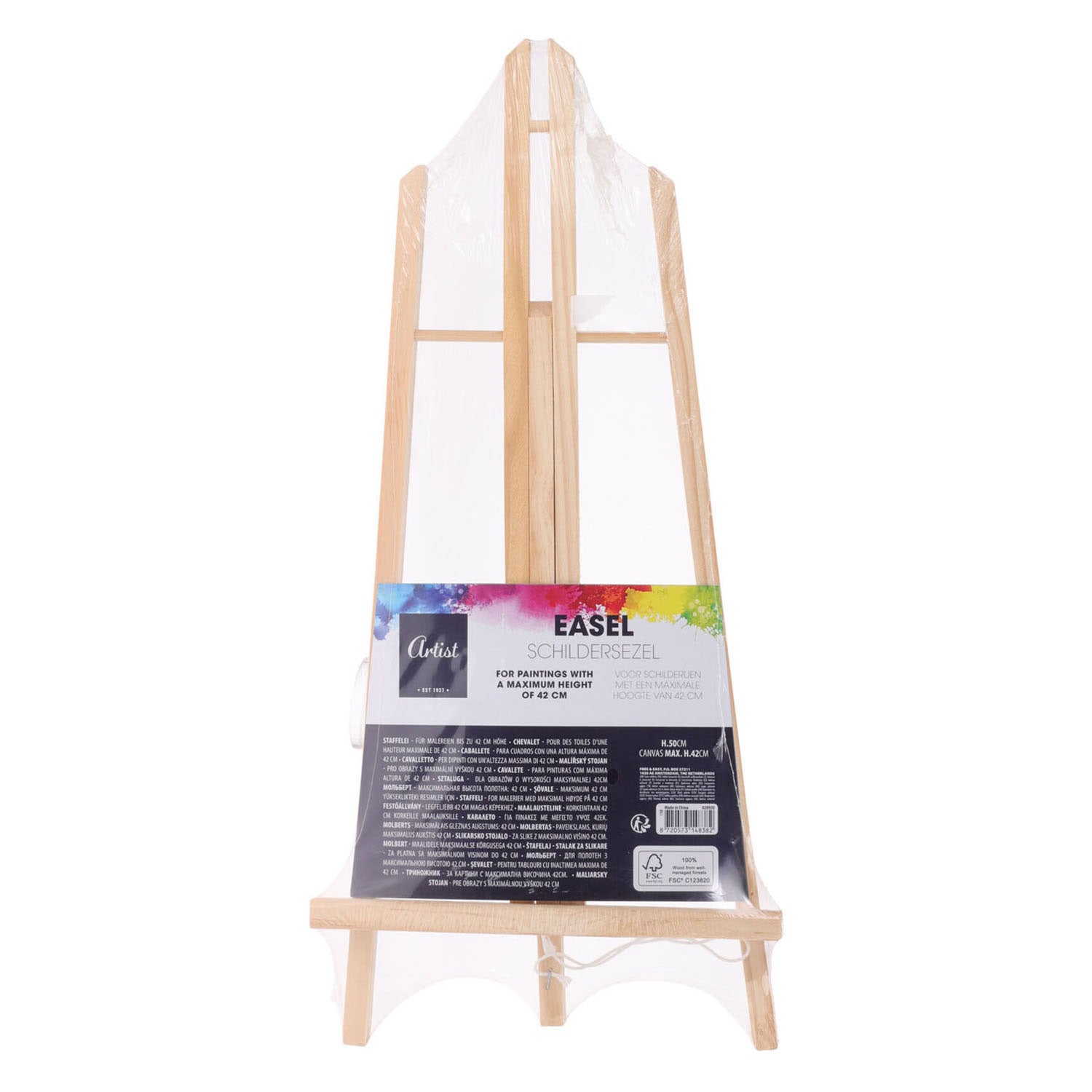 Schildersezel hout, 50cm