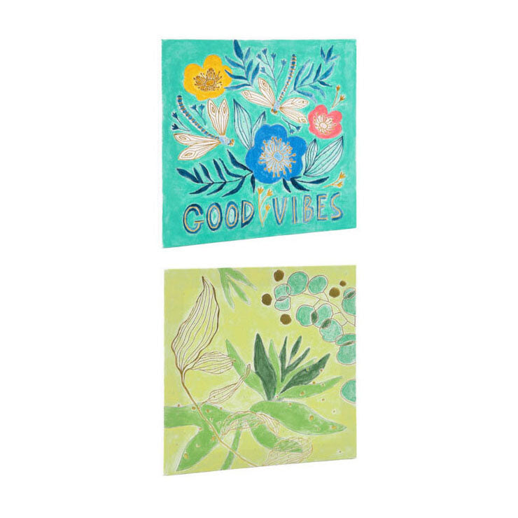 Schilderset met canvas, 25x25cm