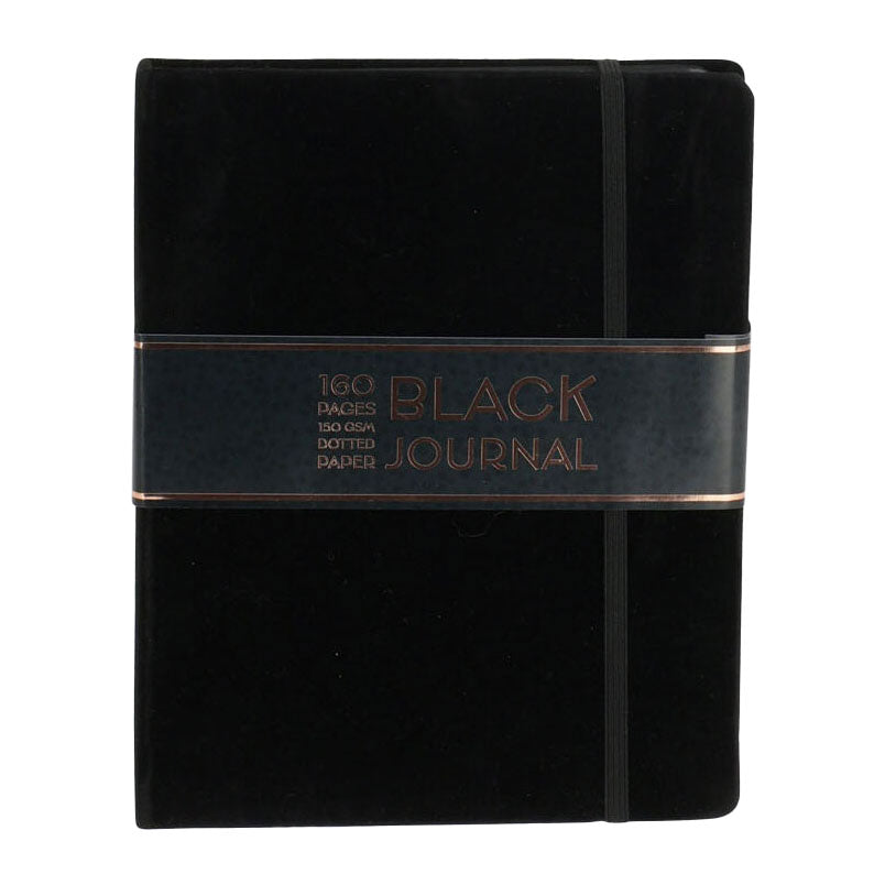 Bulletjournal zwart, 17x22cm