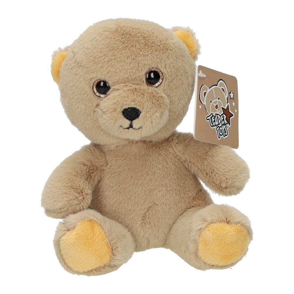 Knuffel bier pluche kleur, 14cm