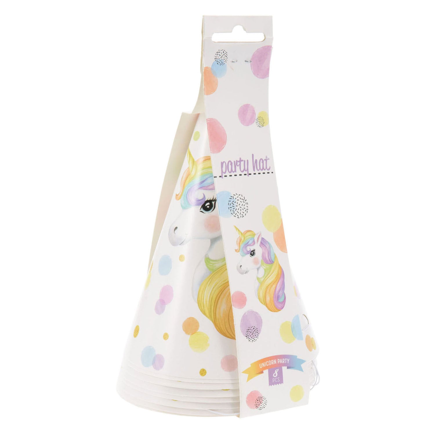 Hoedje papier, 8st.