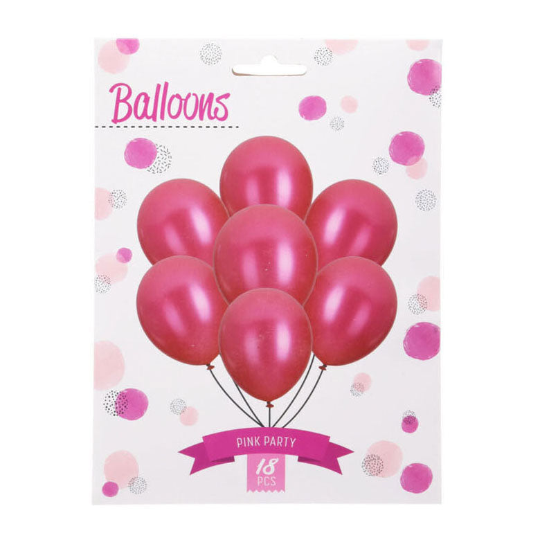 Roze ballonnen, 18st.