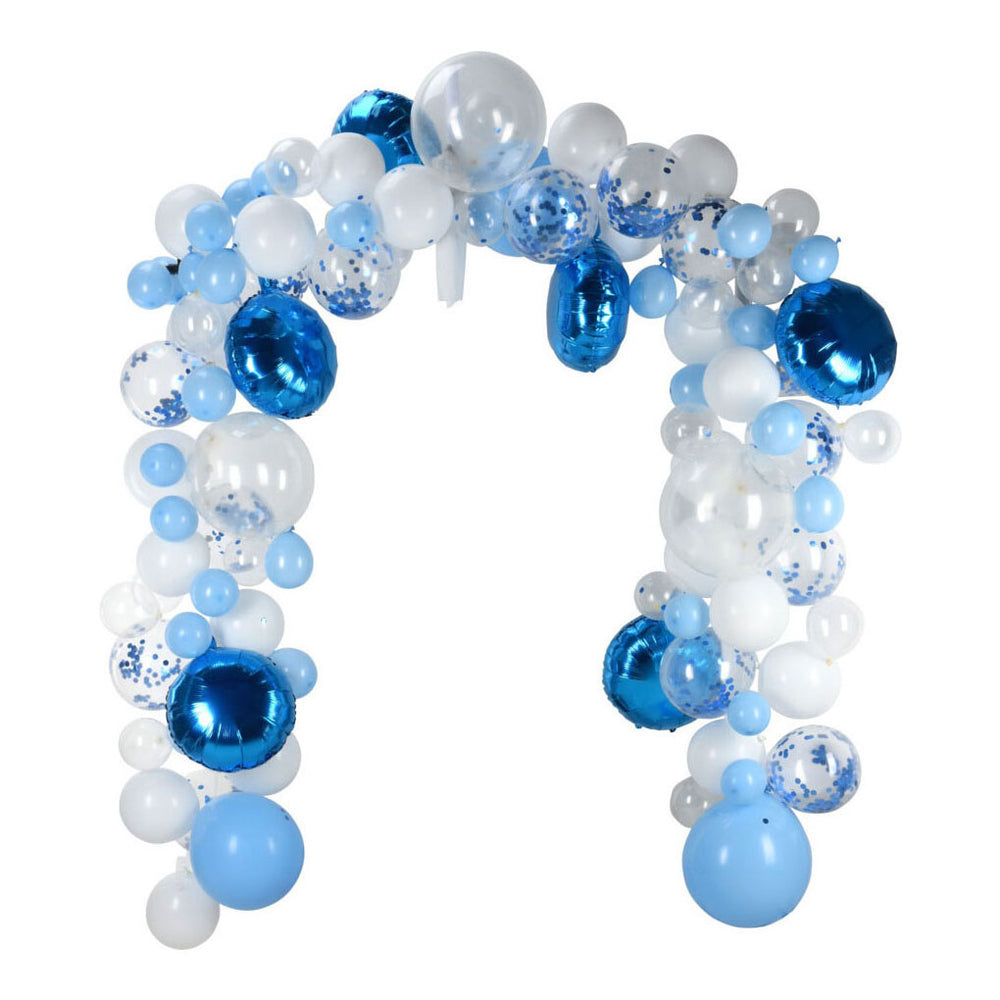 Bouw je eigen ballonnenboogset blauw, 120dlg.