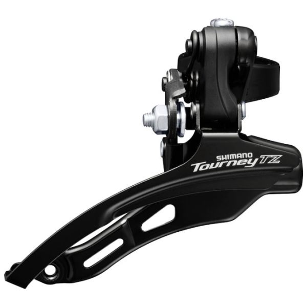 Dérailleur avant 6 7 vitesses Shimano Tourney TZ FD-TZ510 down swing - avec collier haut ø31,8 mm - 48T