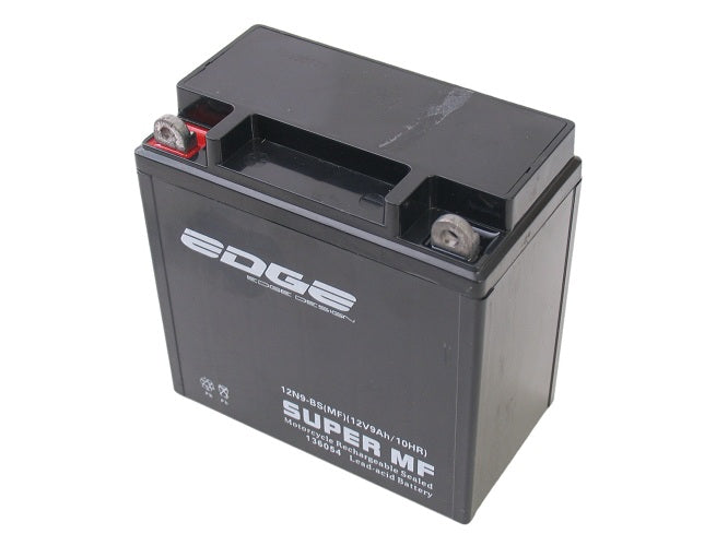 Edge accu 12n9-bs piaggio vespa gilera (mf) yb9b (met gelvulling)