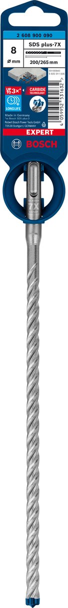 Bosch expert sds plus-7x hamerboor 8 x 200 x 265 mm