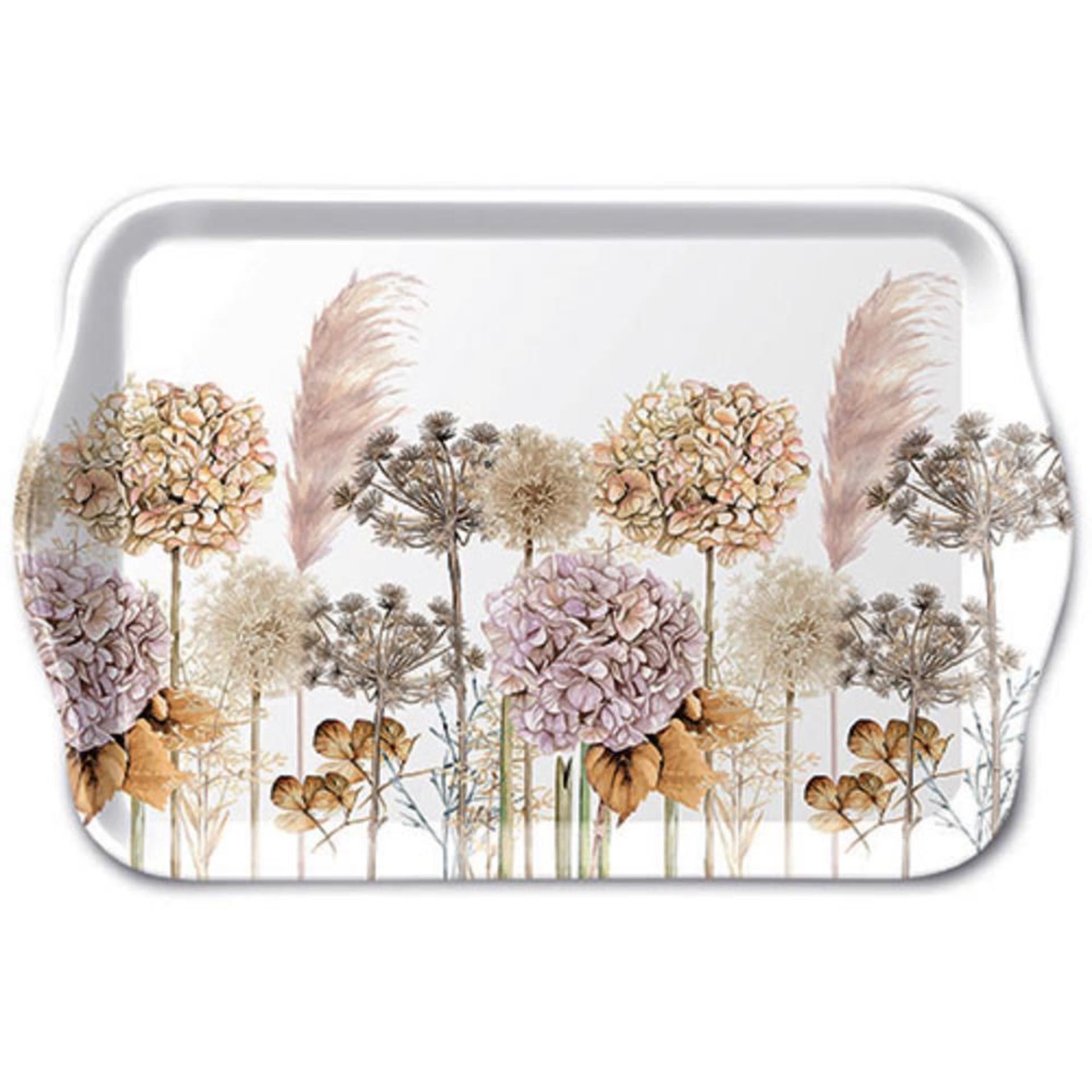 Ambiente tray 13x21cm dried flowers