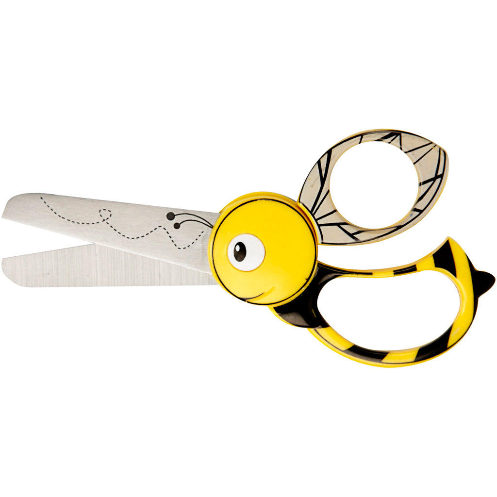 Creativ company fiskars kinderschaar met dierenmotief, bij, l: 13 cm, 1 stuk