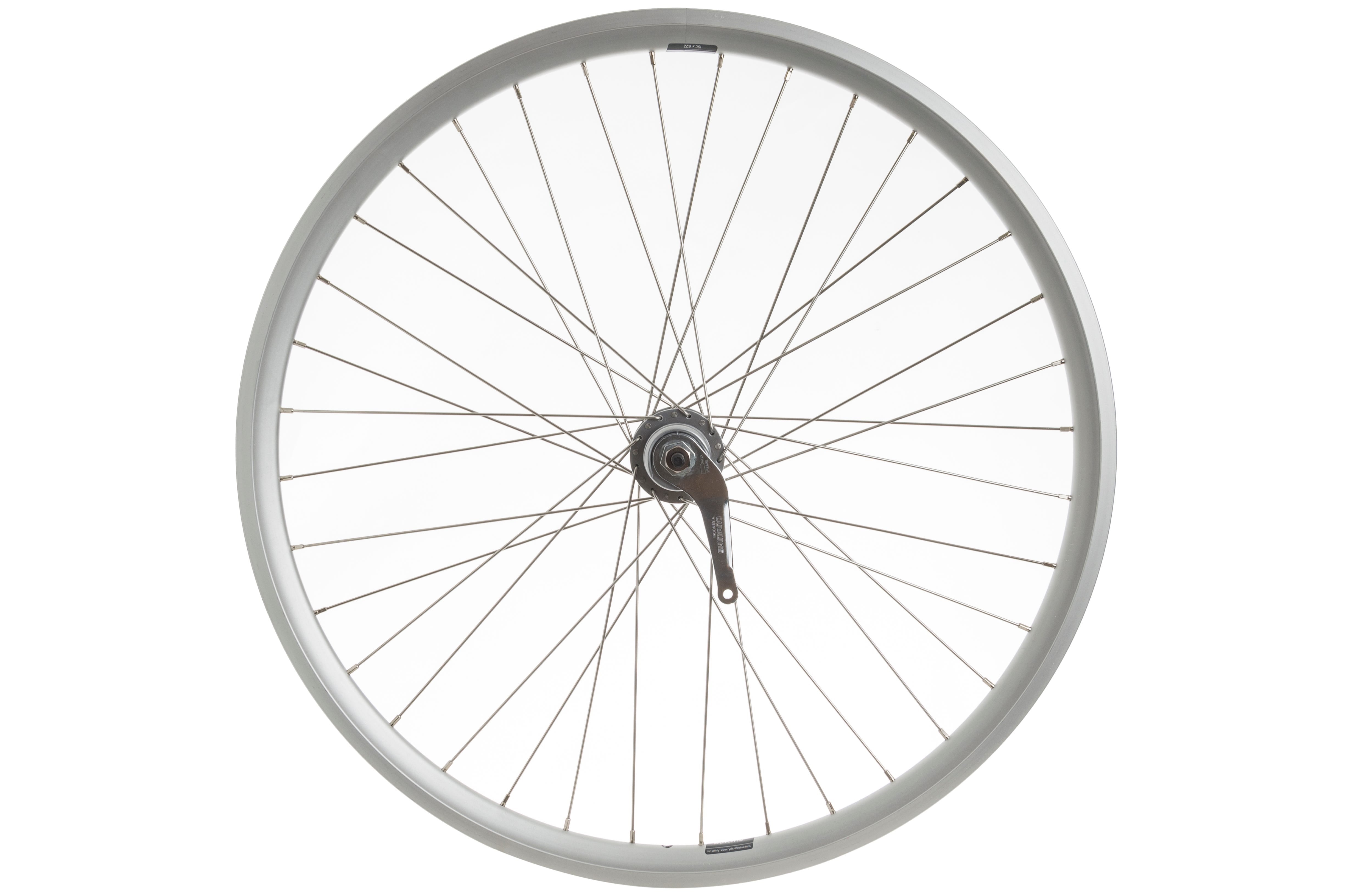 Shimano cordo achterwiel 28 19-622 nexus 3 coaster zilver rvs spaken