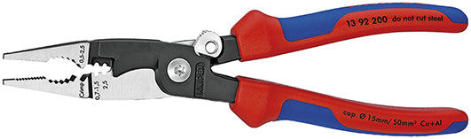 Knipex elektronica-installatietang 13 92 200 (rood blauw)
