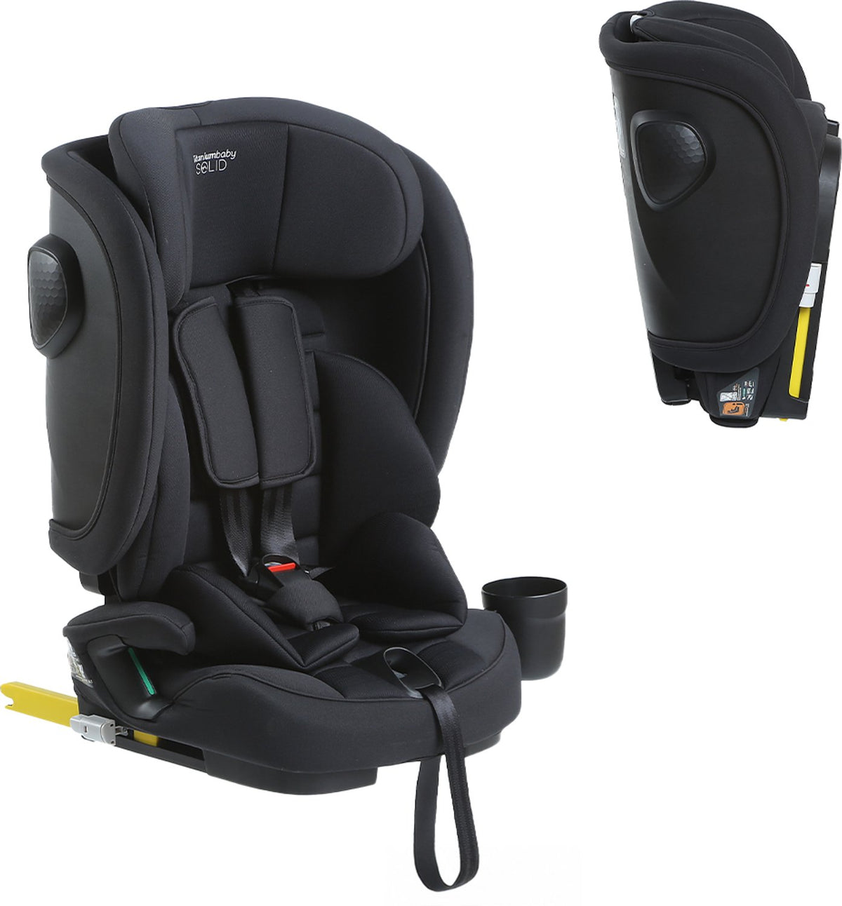 Titanium baby titaniumbaby solid autostoel luxx black 76-150 cm.
