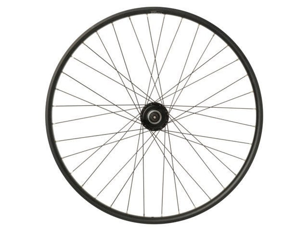 Abi cordo hybride voorwiel 28 naafdynamo centerlock - zwart