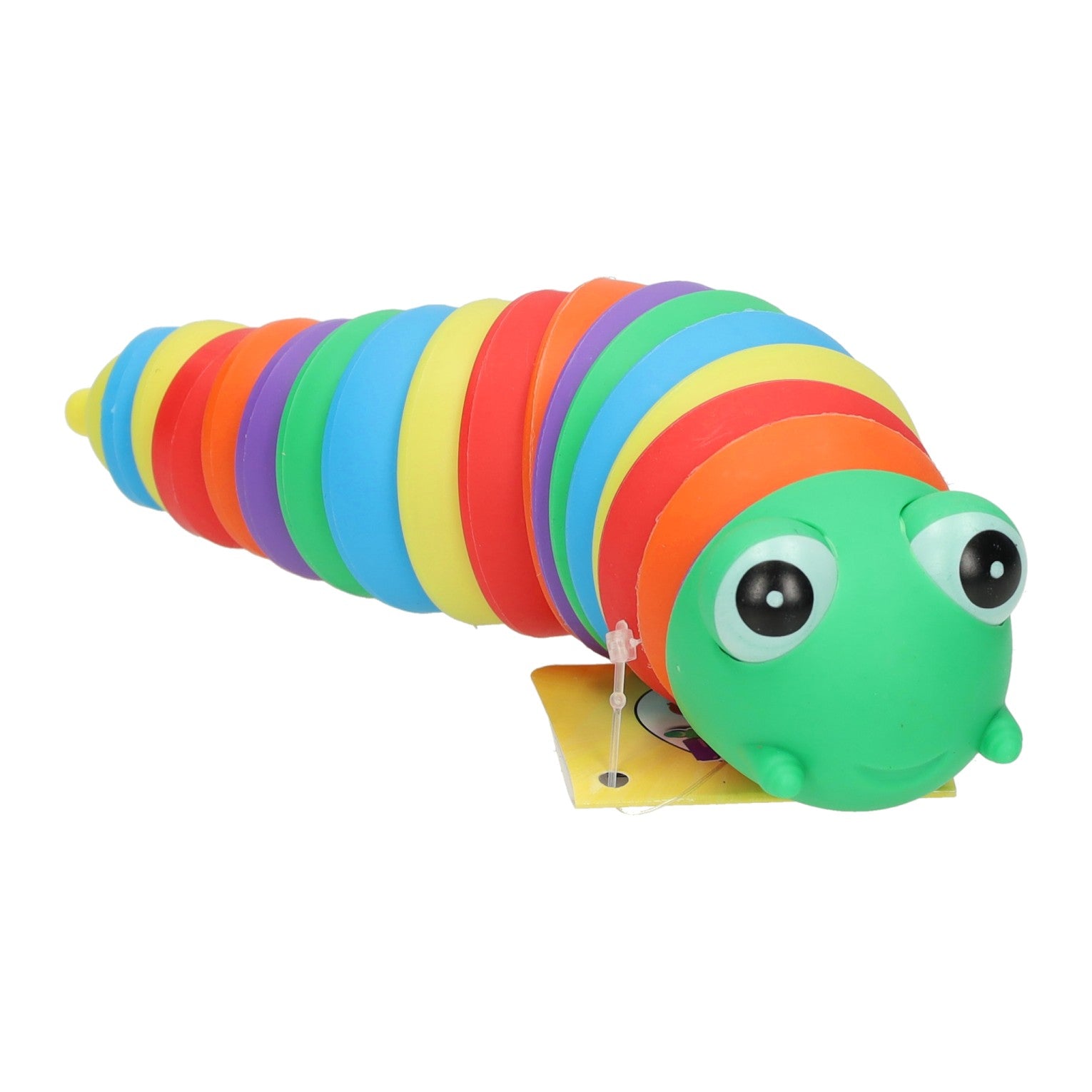 Speelgoedrups in regenboogkleuren - 18cm