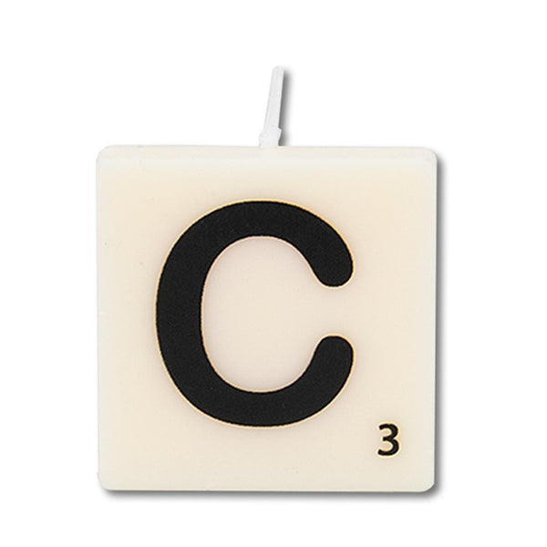 Paperdreams letter kaarsje letter c, set van 4