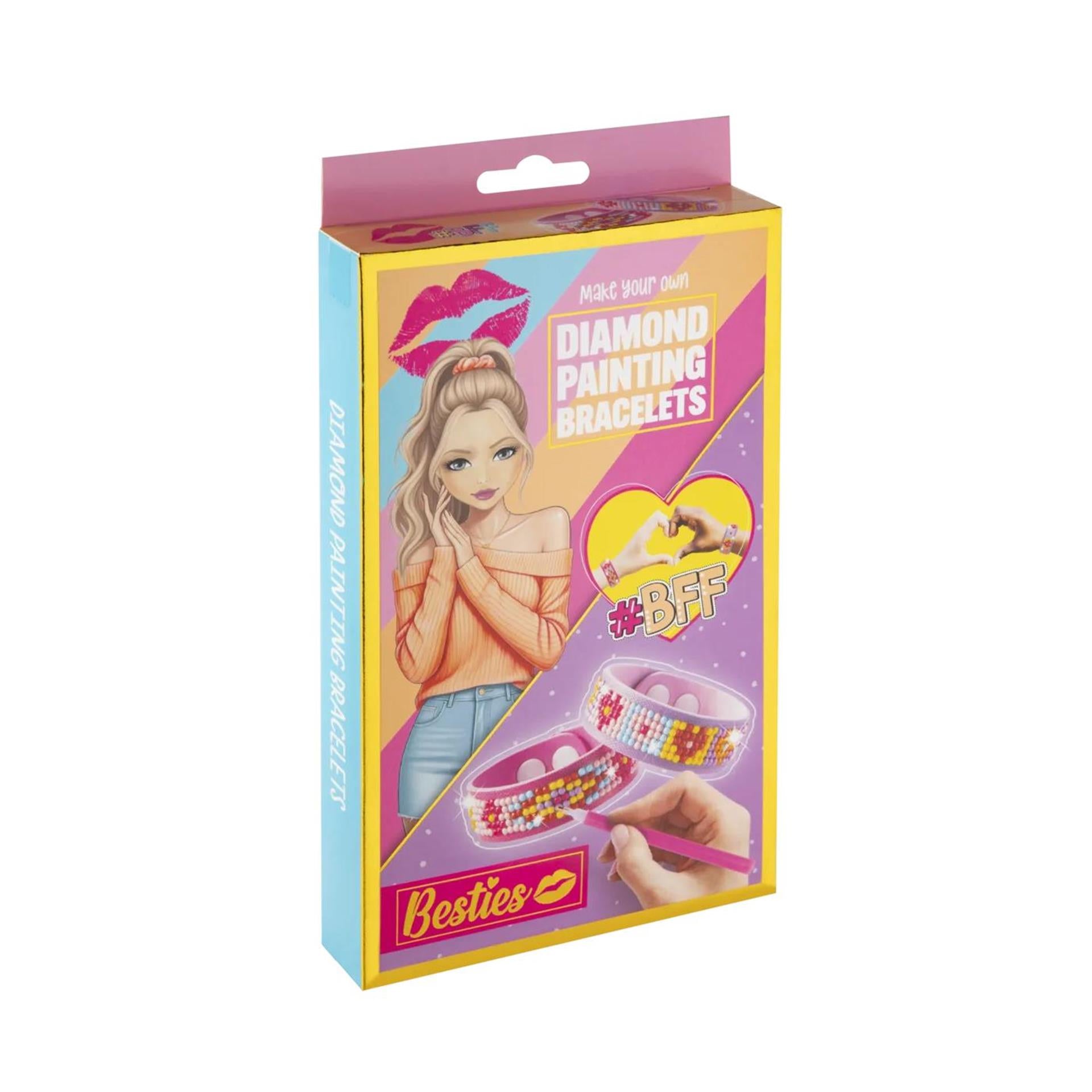 Creatieve knutselgroep diamant schilderij armbanden, 2st.