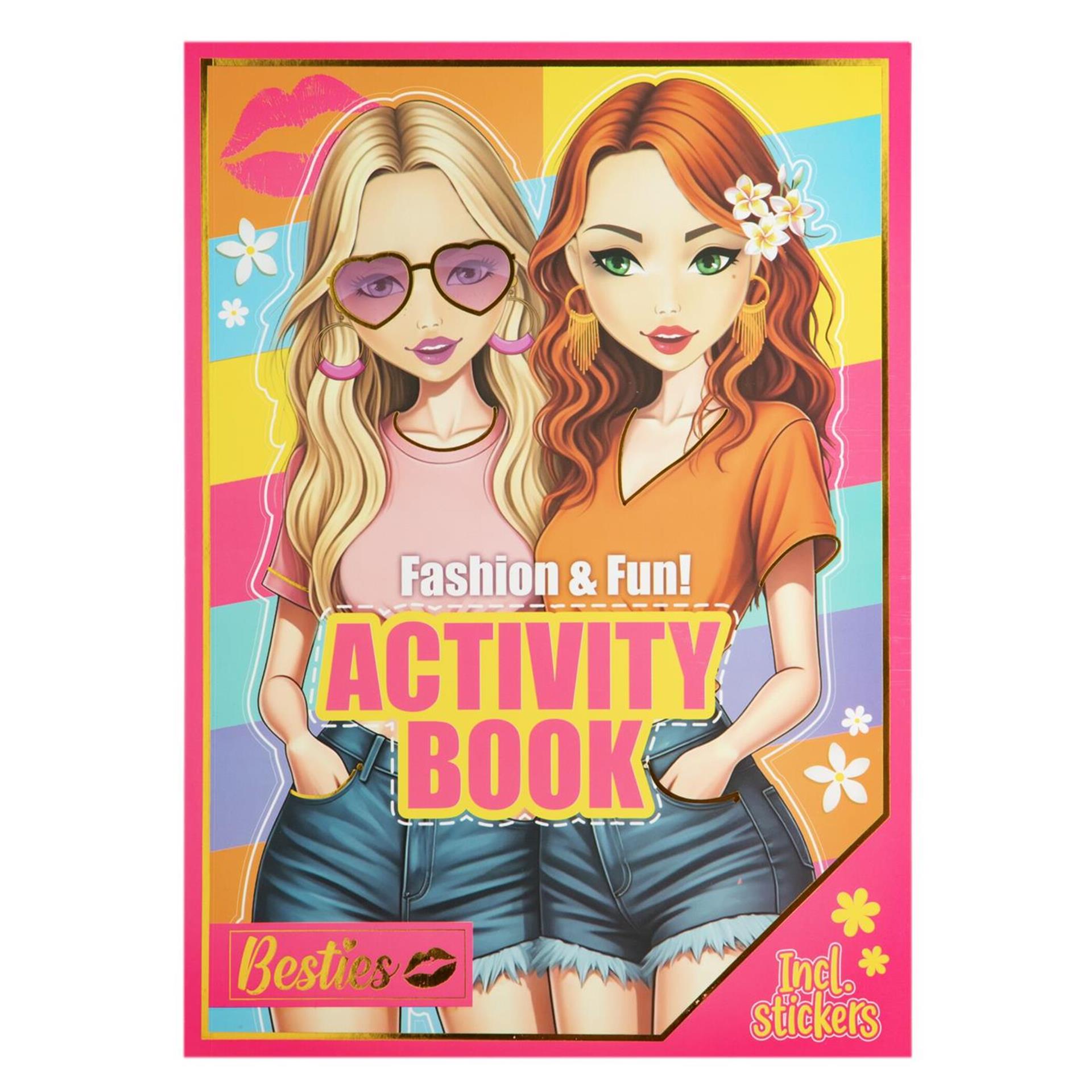Besties fashion fun activity book