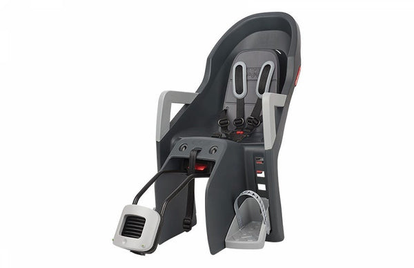 Polisport achterzitje Guppy frame bev. donker grijs