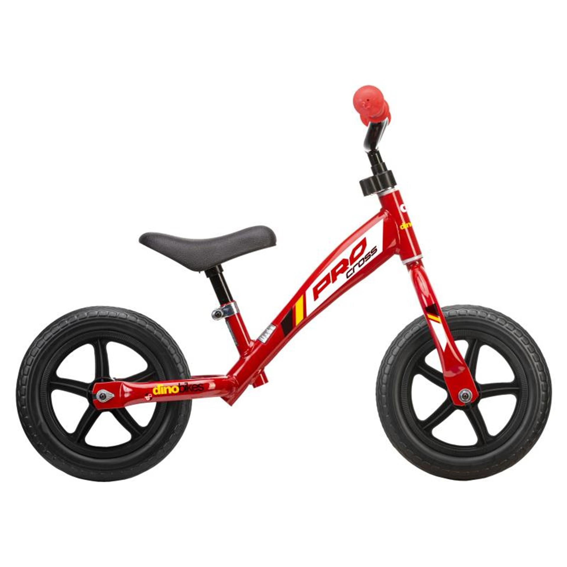Dino bikes dino loopfiets pro cross 12 inch rood zwart