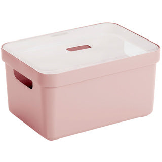 Sunware - sigma home opbergbox 13l roze - 35 x 24,6 x 18,3 cm