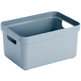 Sunware sigma home opbergbox 13l - 35x24.6x18.3 cm - blauw