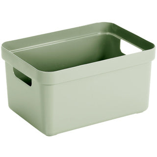 Sunware sigma home opbergbox 13l - 35x24.6x18.3 cm - groen