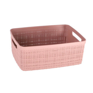 Curver jute opbergmand s 5l rose dawn | 3 stuks