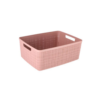 Curver jute opbergmand m 12l rose dawn | 2 stuks
