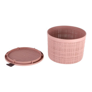 Curver jute opbergmand rond 2l rose dawn | 2 stuks