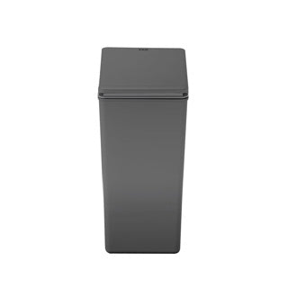 Eko - morandi touch 20 liter - plastic - grijs - prullenbak