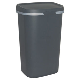 Curver mistral afvalbak plat 50l antraciet