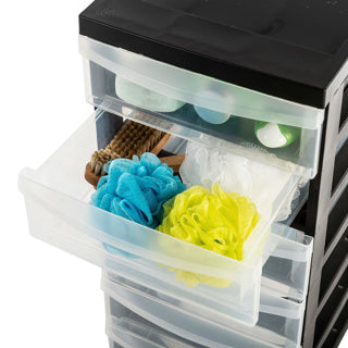 Iris ladekast 6x7.5l 39x29x61.7 cm met wieltjes