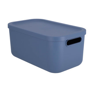 Rotho albula opbergbox 12l horizon blauw