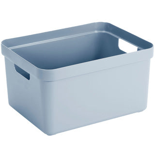 Sigma home opbergbox 32l blauw 445x345x243mm | 2 stuks